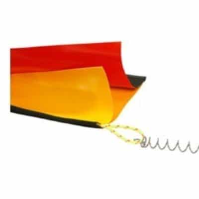 Protector de cuerda con testigo de agotamiento