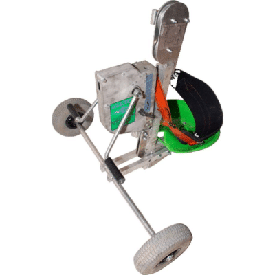 Silla colgante con elevador manual