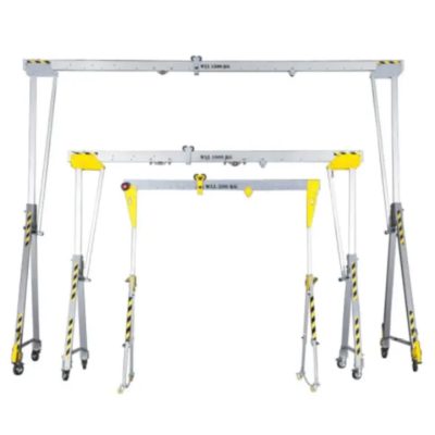 Pórtico plegable para personas y cargas