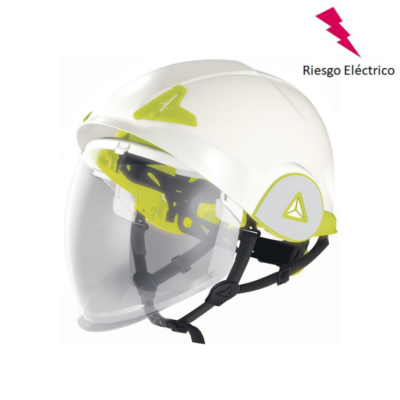 CASCO DE OBRA DE CARCASA DOBLE CON VISERA RETRÁCTIL INTEGRADA ONYX