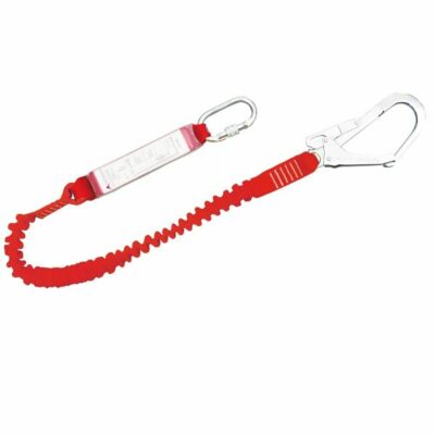 Eslinga simple elástica con absorbedor y conectores en ambos extremos