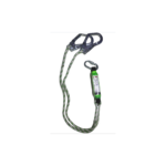 Anticaídas doble 1,5m con gancho Ø 50 mm